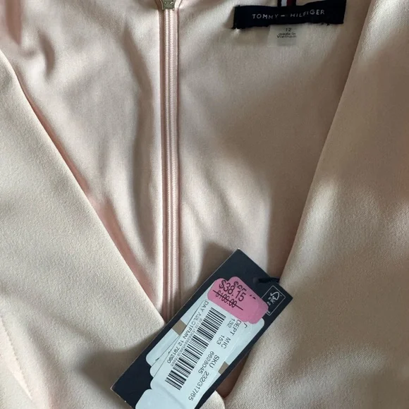 Tommy Hilfiger Pink Mini Dress with Ruffle Sleeves - Picture 3 of 3